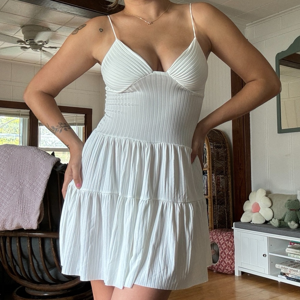 White summer dress